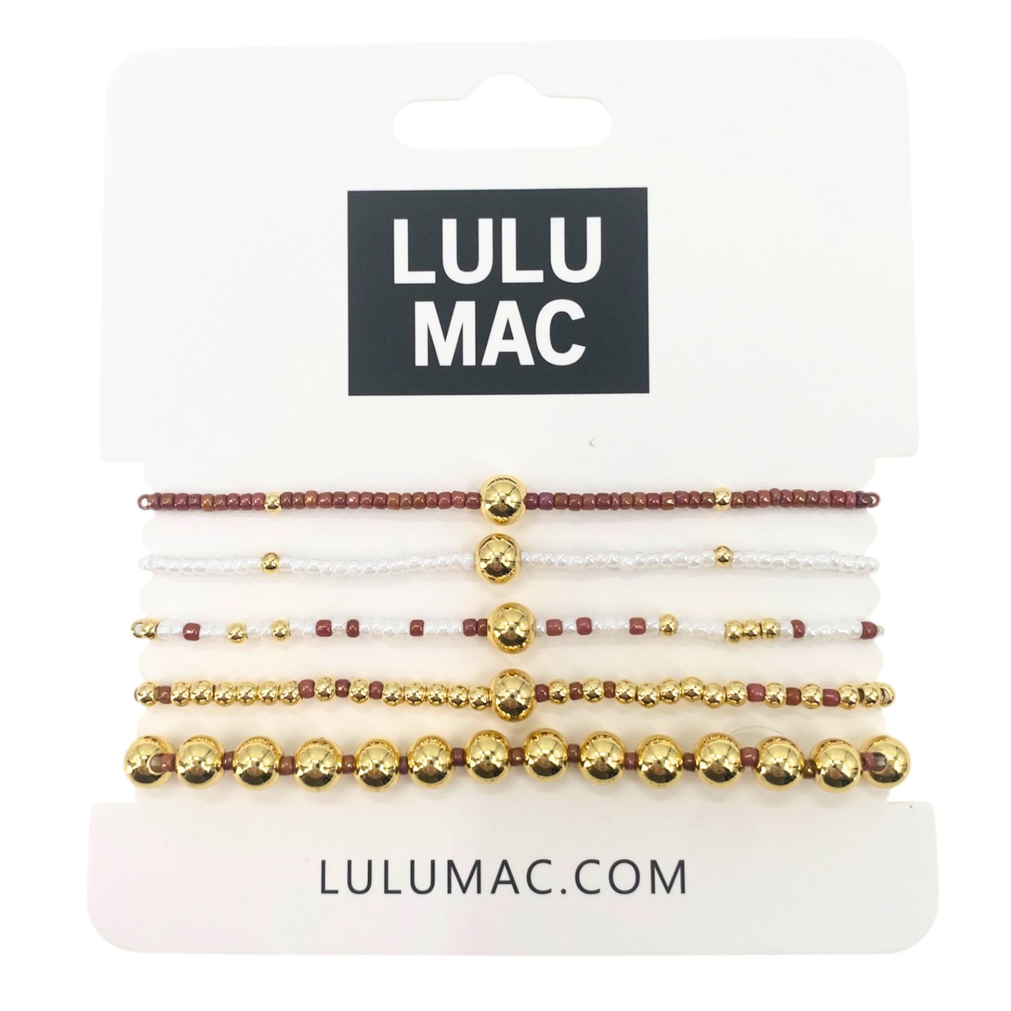 BR-TM-1001 Lulu Mac Burnt Orange and White