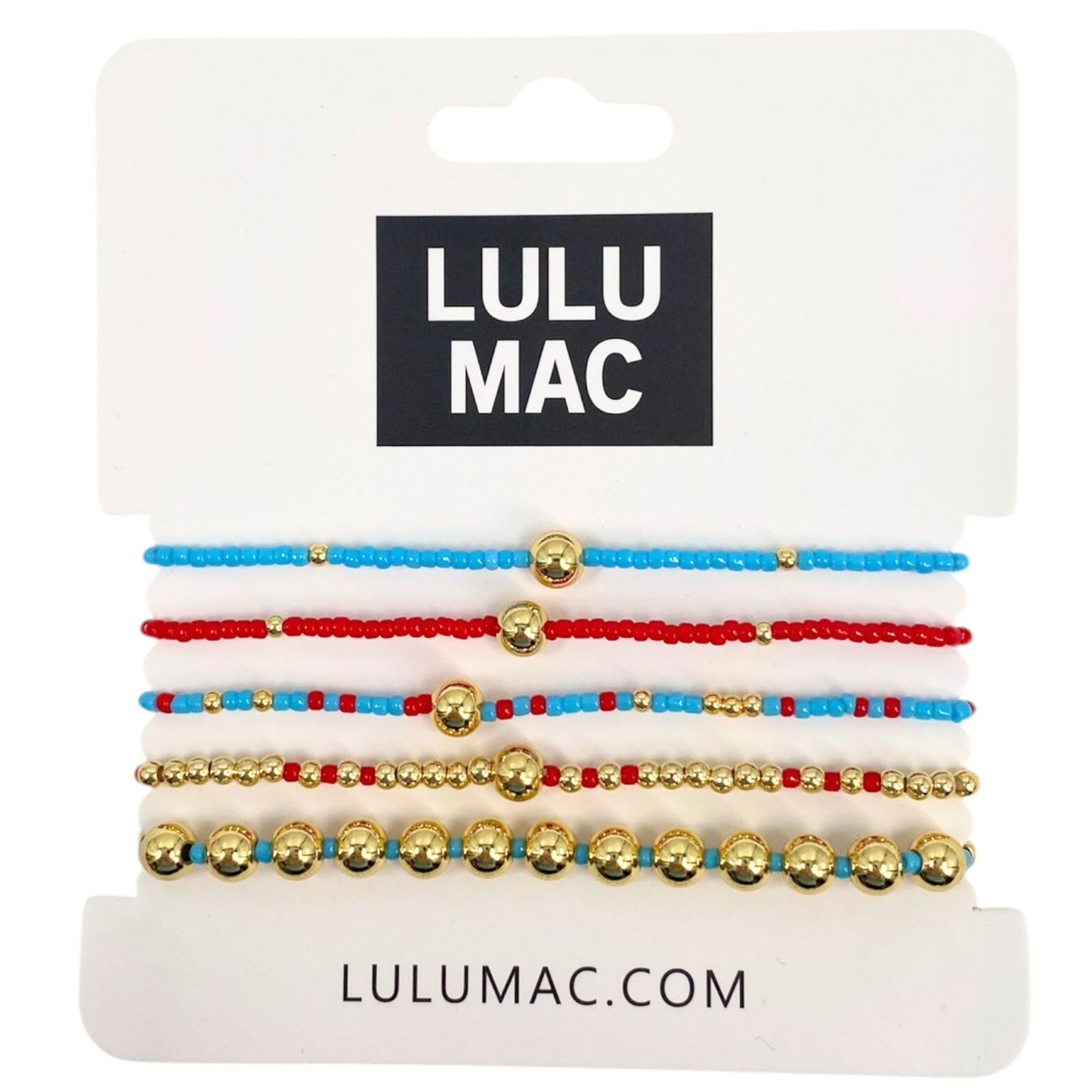 BR-TM-1001 Lulu Mac Red and Light Blue