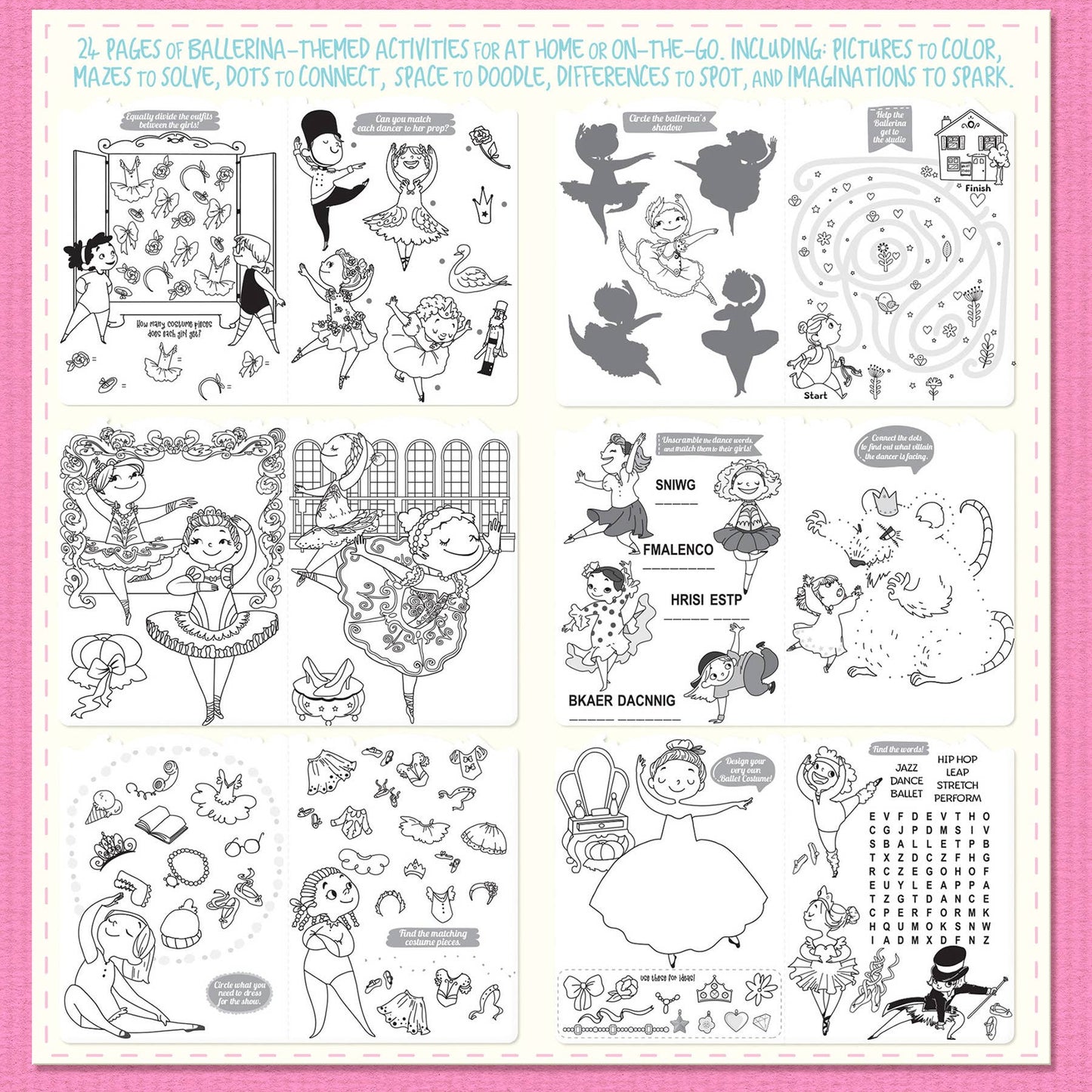 The Piggy Story Little Book of Big Fun Activity Book | Pretty Ballerinas