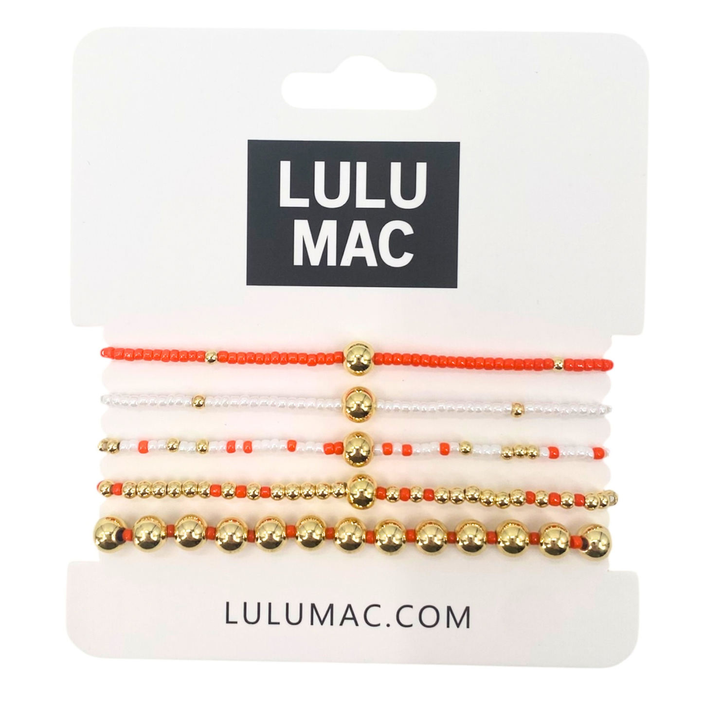 BR-TM-1001 Lulu Mac Orange and White