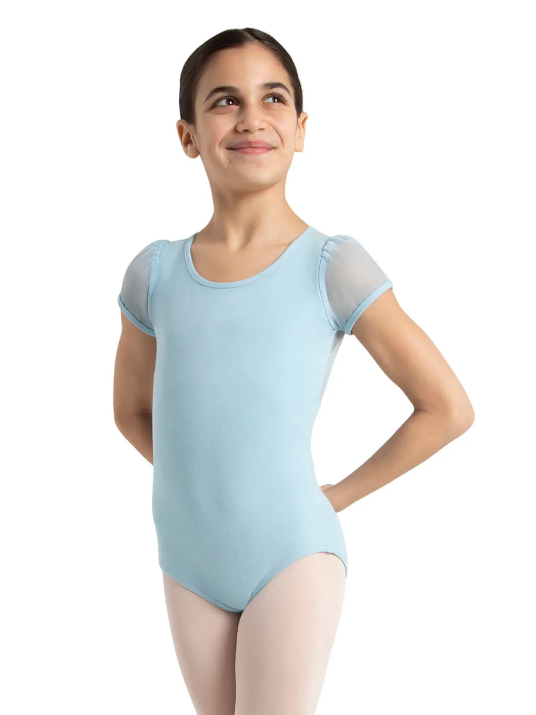 Capezio Puff Sleeve Back Keyhole Leotard - Child (11311C)