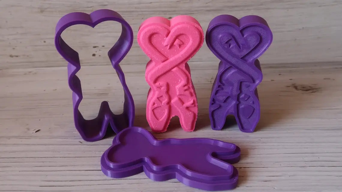 Ballet Slipper Paint Your Own Bath Bomb Kit