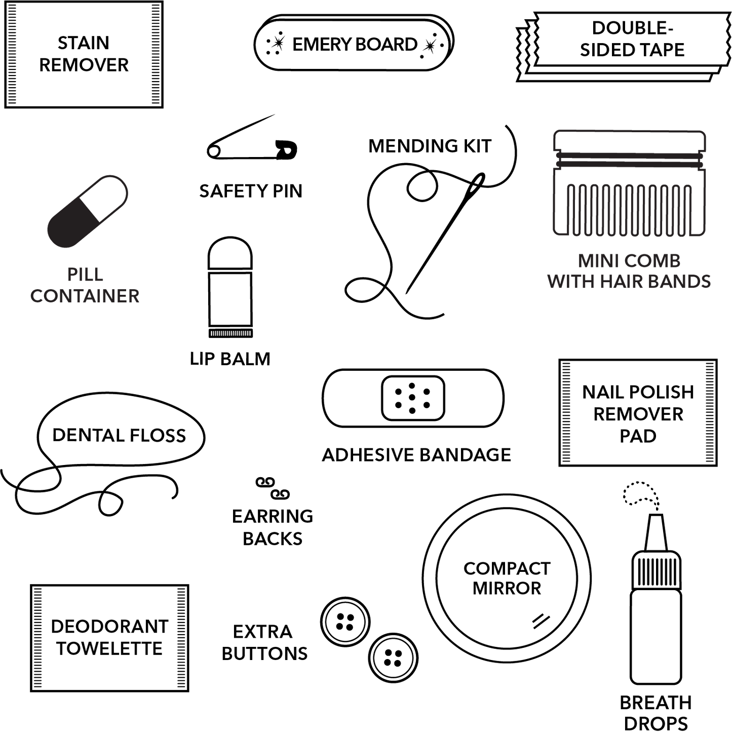 Hot Mess Minimergency Kit