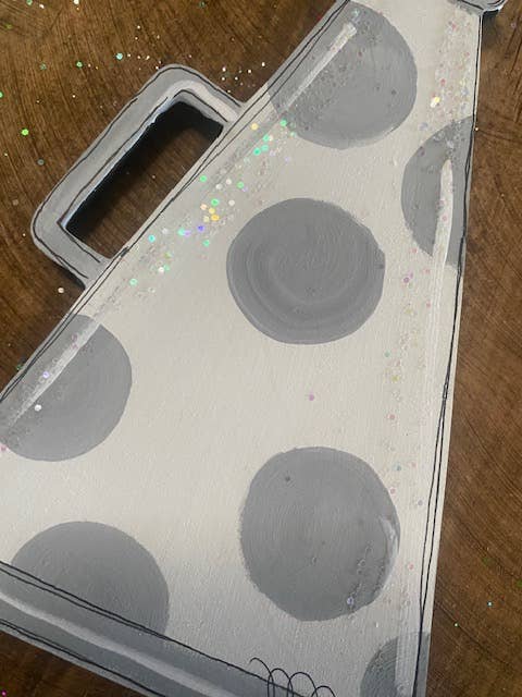 Cheer megaphone Christmas ornament