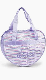 Shimmering Heart Sequin Tote