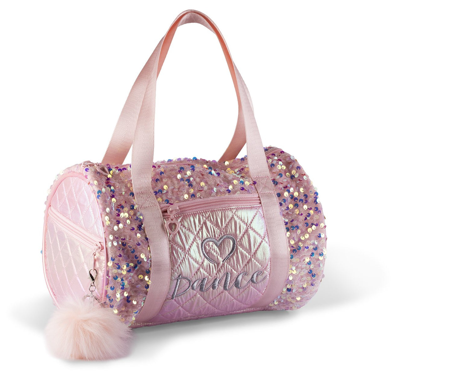 Sparkle My Heart Duffle Bag Pink