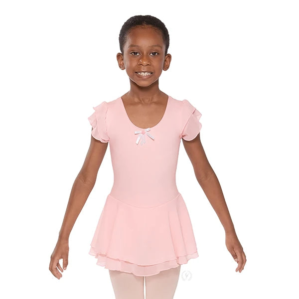 Eurotard Girls Ruffle Sleeve Dance Dress (0206)