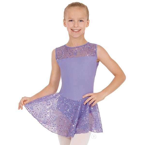 Eurotard Girls Enchanted Dreams Sequin Mesh Dance Dress (05457)