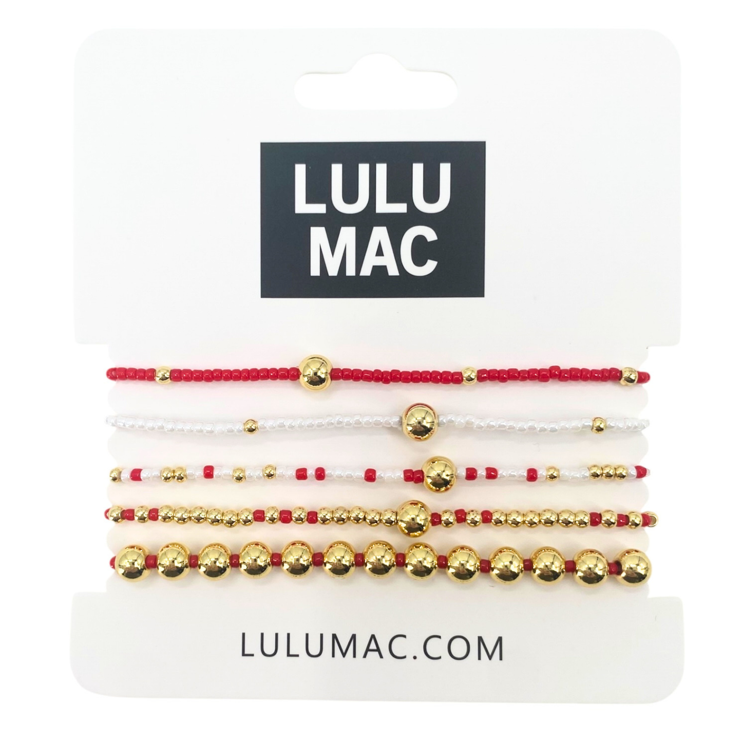 BR-TM-1001 Lulu Mac Red and White