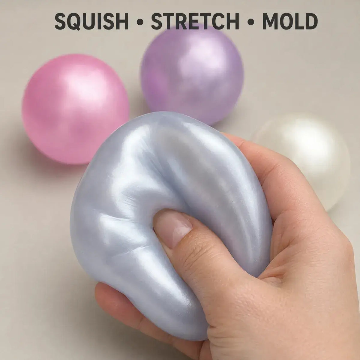 Shimmer Pearl Squish Ball