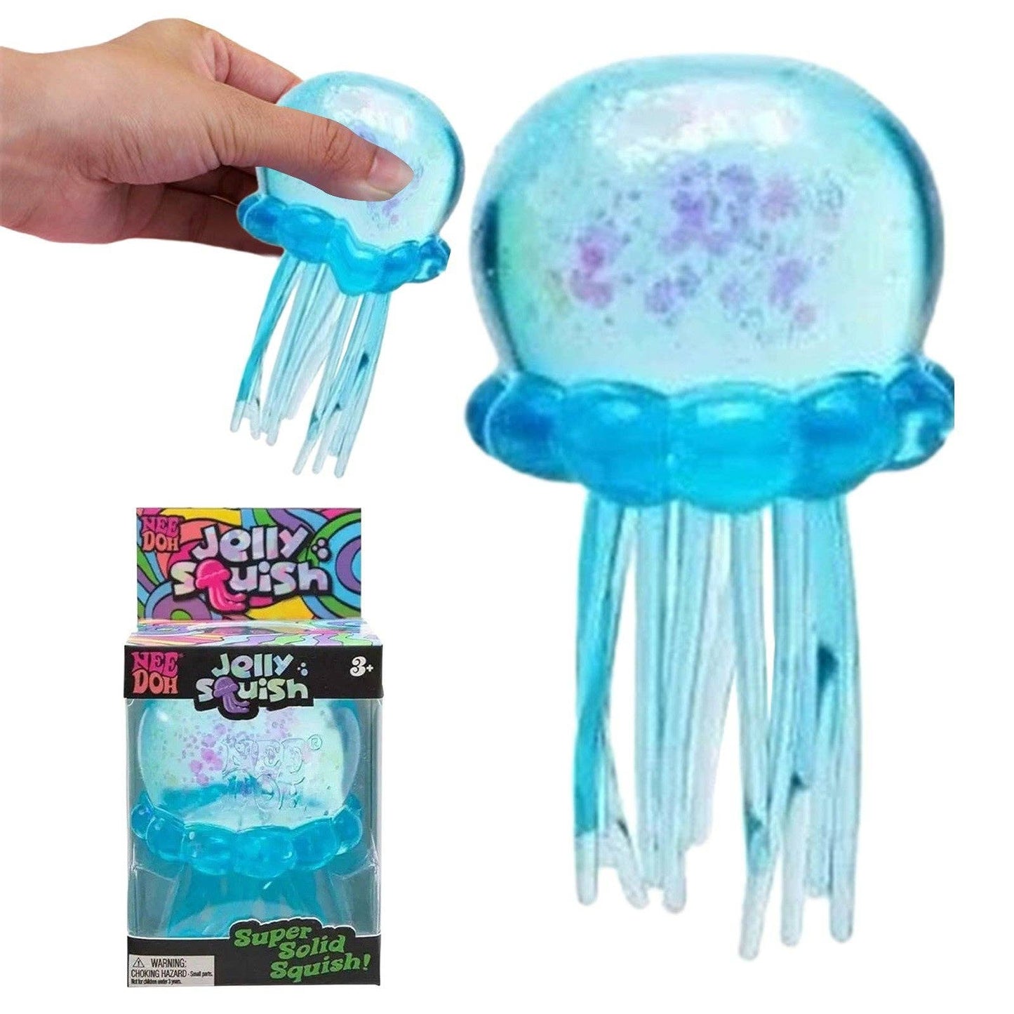 Nice Cube Jellyfish Squishy Sensory Stress Relief Toys in Box Squeeze Fidget Toy