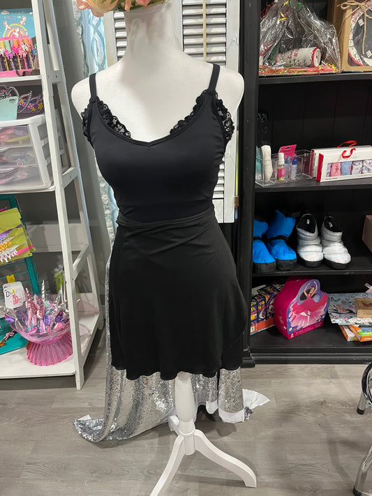 Black Ballet Wrap Skirt