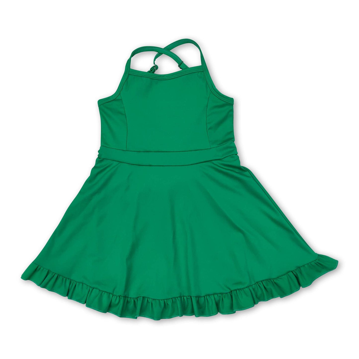 Multi colors kids girls summer athletic dresses