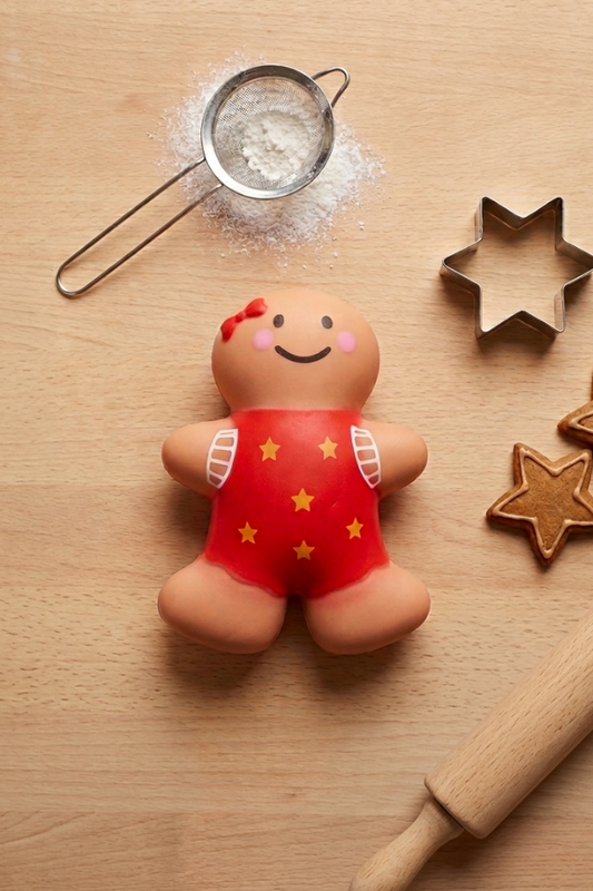 Gingerbread Girl Cookie Squishy Toy