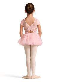 Bloch Metallic Print Cap Sleeve Tutu Leotard