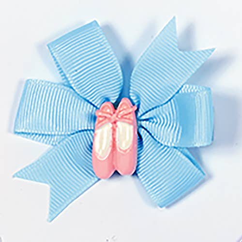 3915 Pinwheel Bow w Ballet Shoes