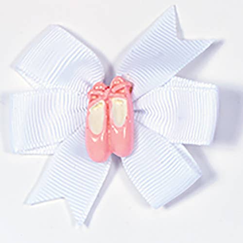 3915 Pinwheel Bow w Ballet Shoes