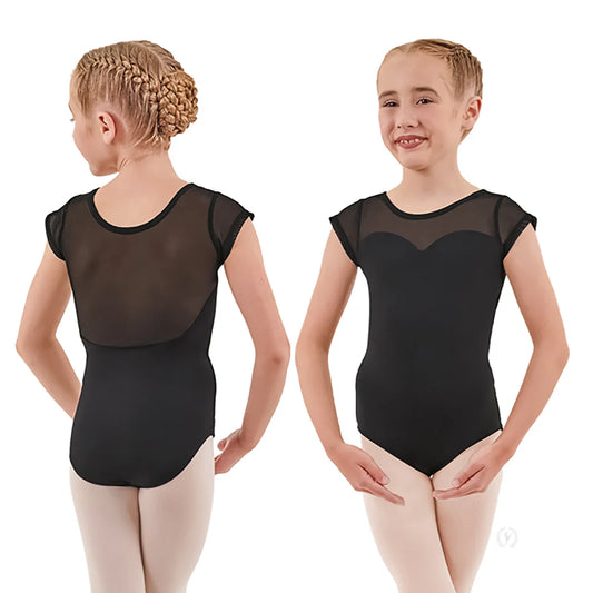 Eurotard Girls Silhouette Mesh Sweetheart Leotard (41225C)