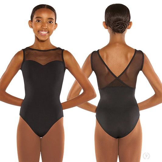 Eurotard Womens Silhouette Mesh Sweetheart Tank Leotard (41229)