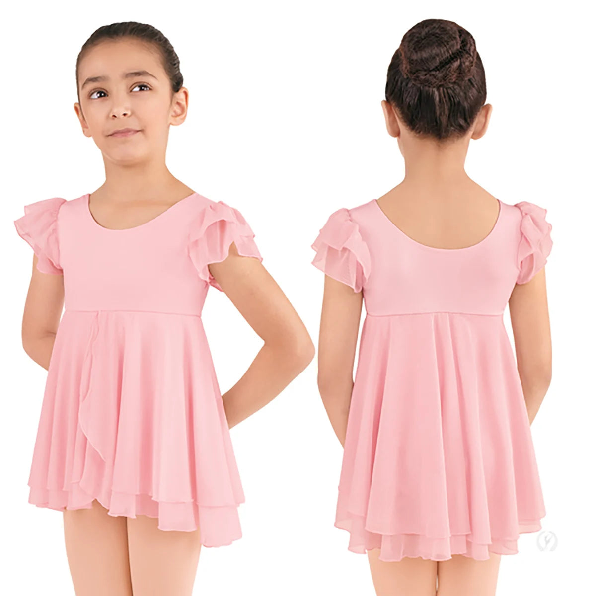 Eurotard Child Silhouette Mesh Flutter Dress (41449)