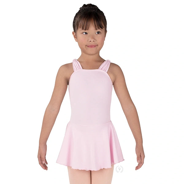 Eurotard Girls Microfiber Wide Strap Tank Dance Dress (4438)