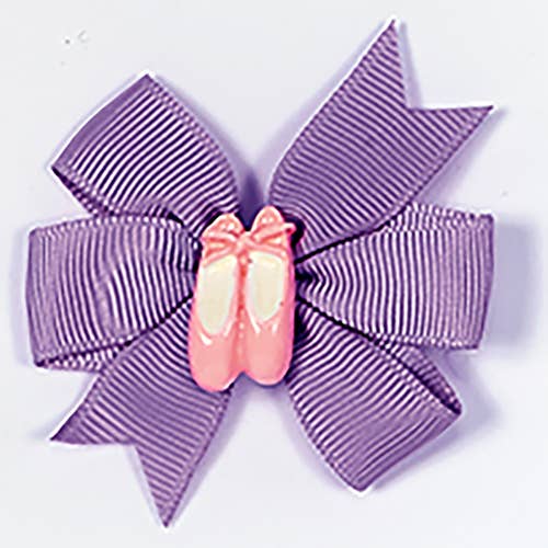 3915 Pinwheel Bow w Ballet Shoes