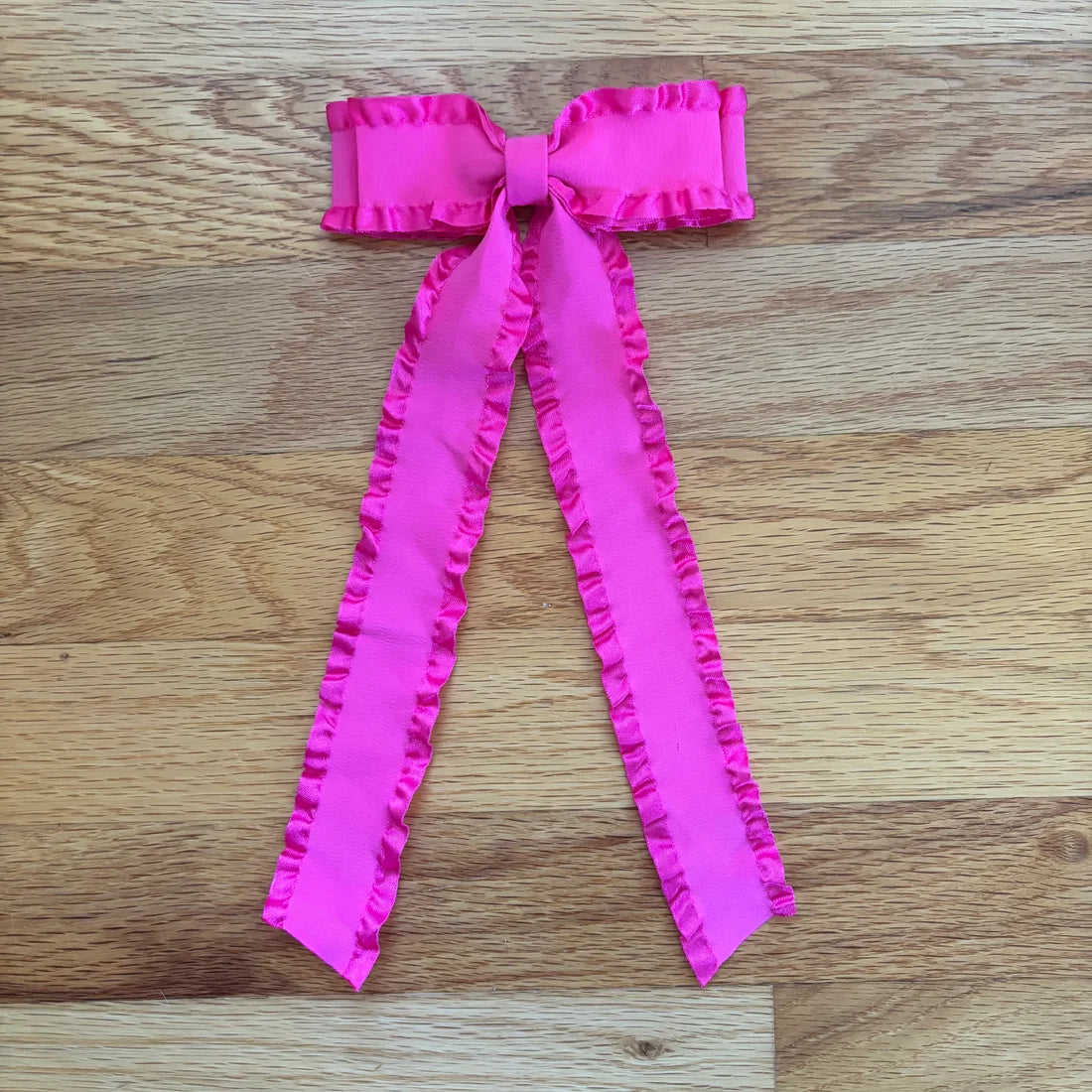 Harper Rose Laine Hot Pink Ruffle Bow