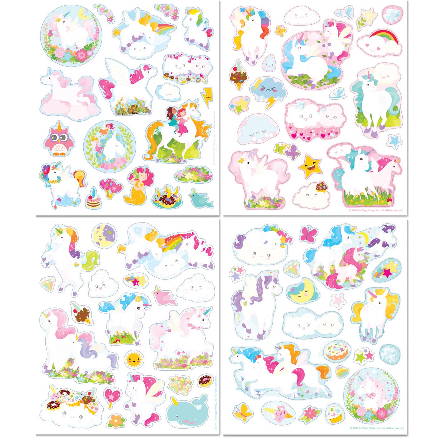 Unicorn Land Reusable Sticker Activity Tote
