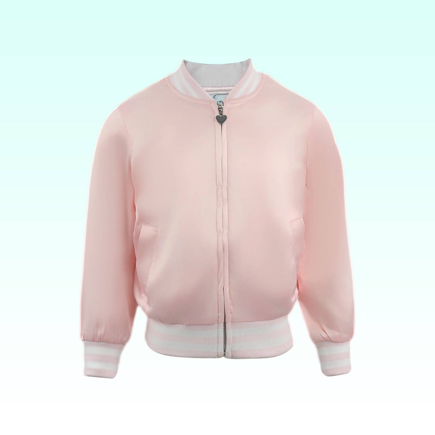 Rhinestone Ballet Satin Bomber