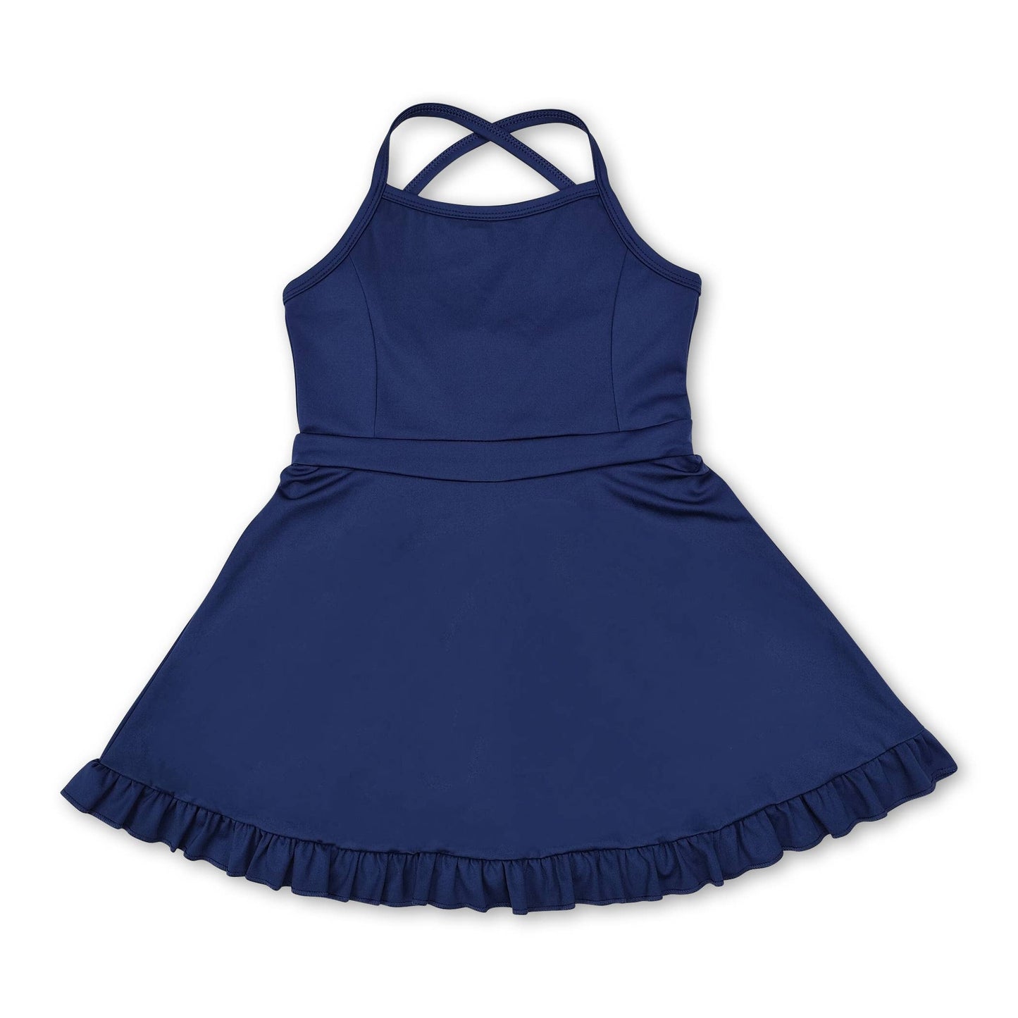 Multi colors kids girls summer athletic dresses