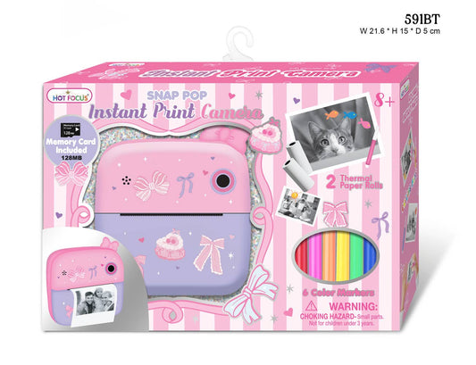 Snap Pop Instant Print Camera, Bowtiful