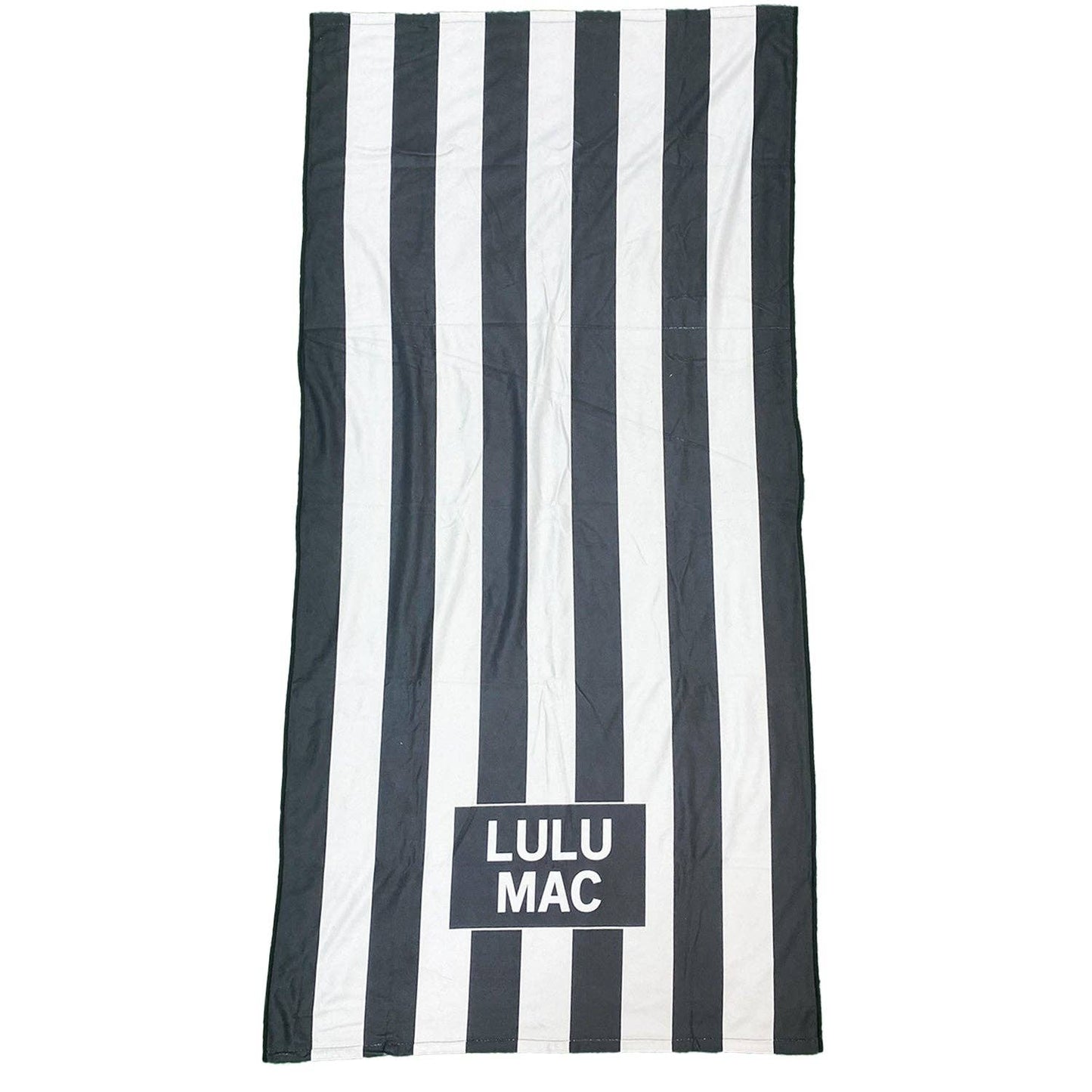 BT1413-Black Darby Beach Towel