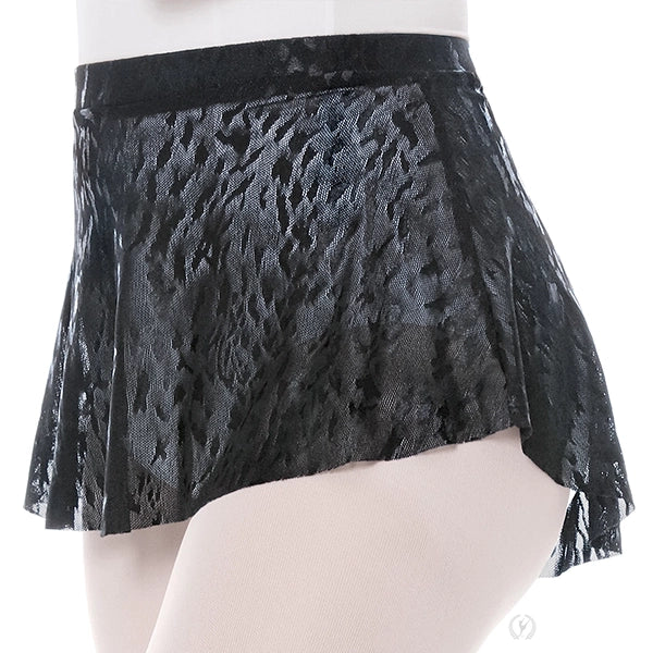 Eurotard Womens Impression Mesh High Low Pull On Mini Ballet Skirt (78121)