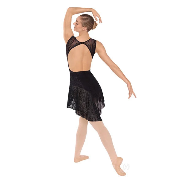 Eurotard Womens Impression Mesh Sweetheart Open Back Leotard (78982)