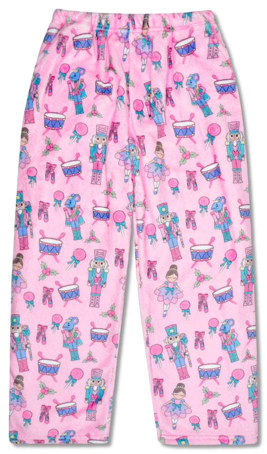Nutcracker Waltz Plush Pants (Adult Medium (8-10))