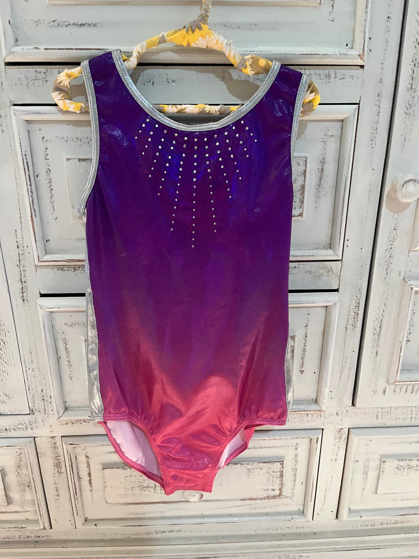 Balera Metallic Ombre Gymnastics Leotard