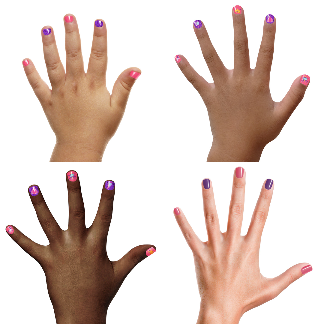 Pretty Princess Polish Sets Non-Toxic Kids Nail Polish