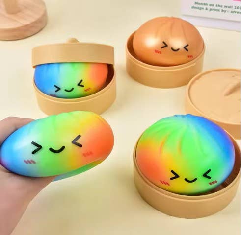 Rainbow Dumpling Squishy