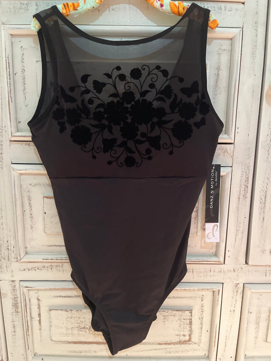 Danz N Motion V-Back Floral Leotard