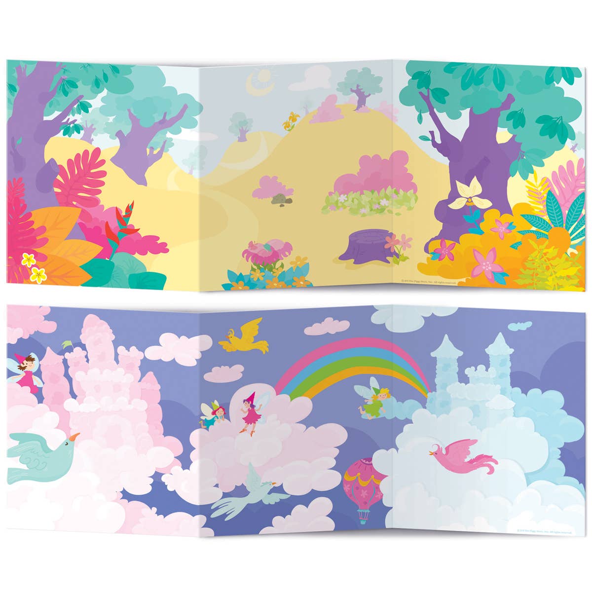 Unicorn Land Reusable Sticker Activity Tote