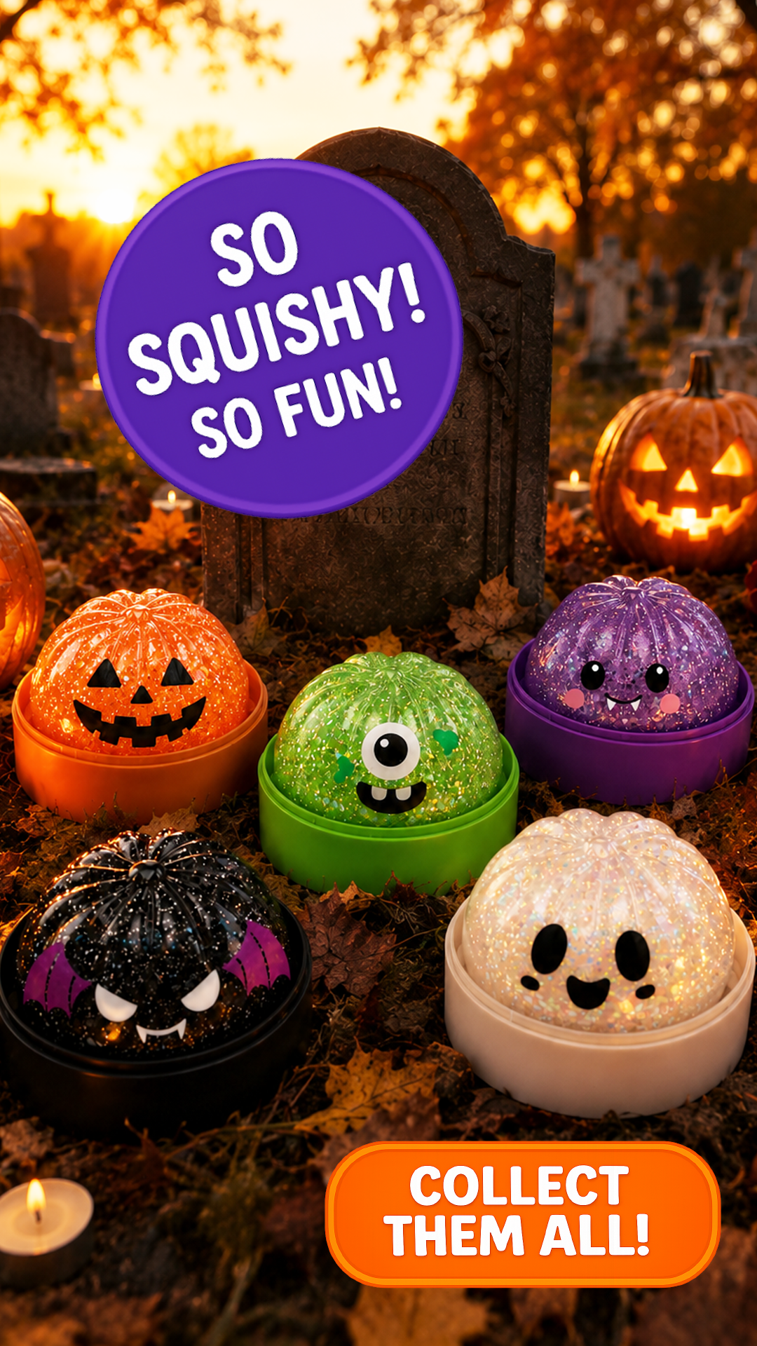Fun Doh Spooky Mystery Dumpling Squishy Toy