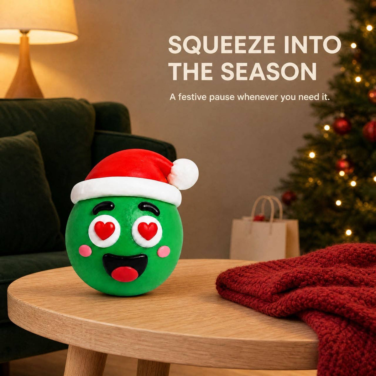 Funny Faces Squishy Balls — Christmas Edition