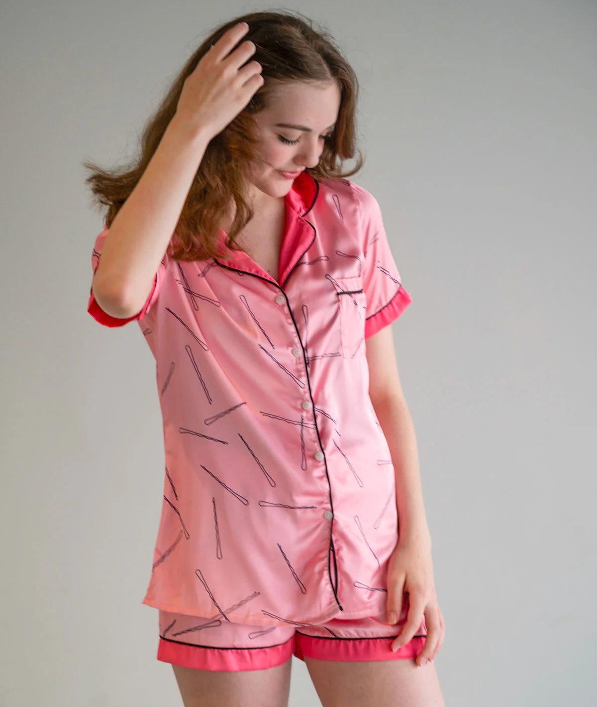 Always Here For You Silk Pajamas