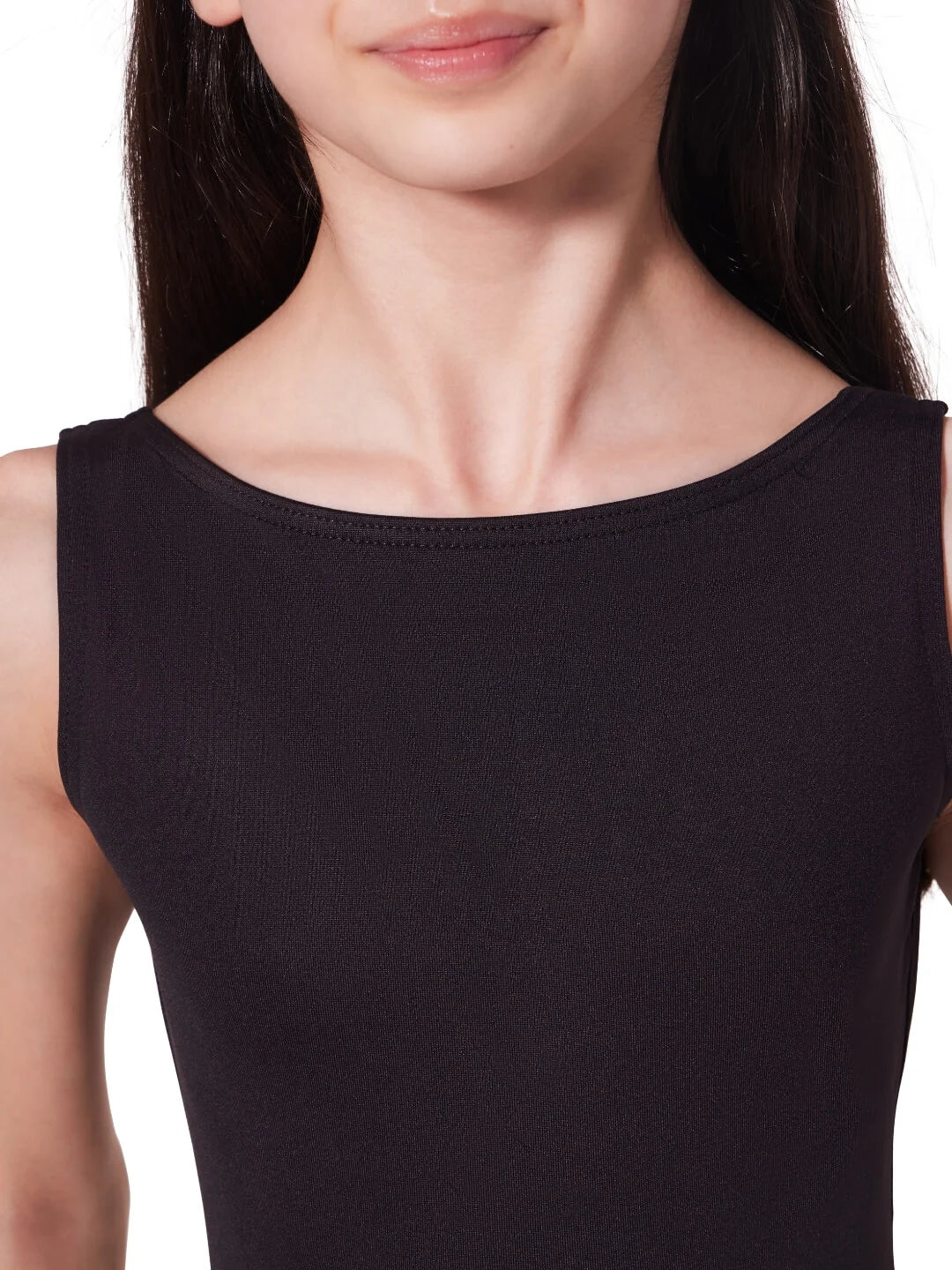 Capezio Studio Collection Low V Back w/ Pinch Tank Leotard - Girls SE1009C