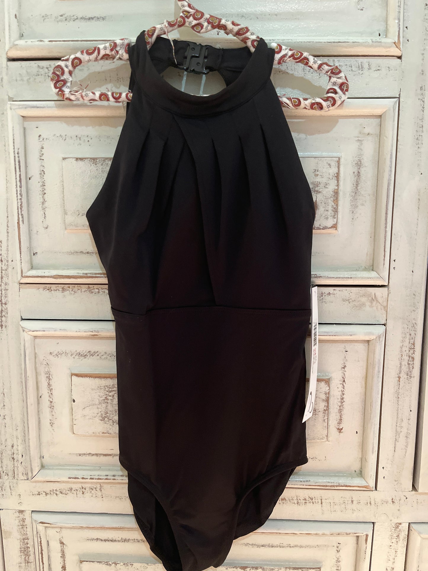 Danz N Motion Halter Twist Detail Leotard