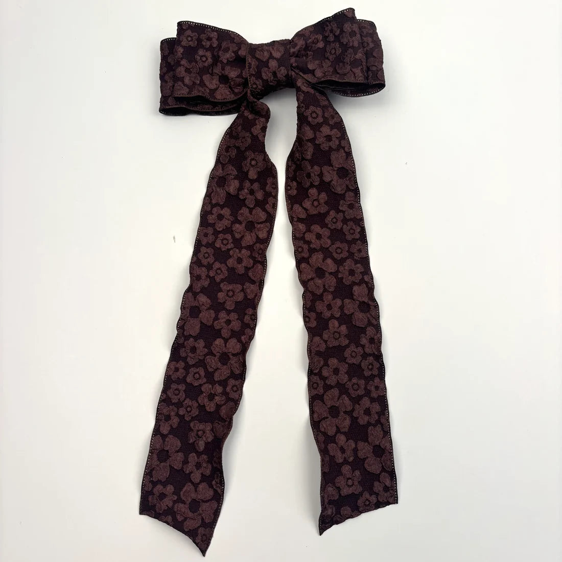 Harper Rose Laine Brown Floral Bow