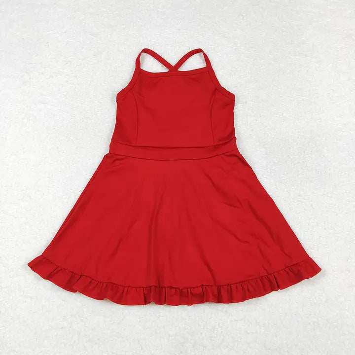 Girls Athletic Active Wear Dresses