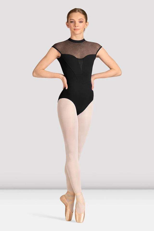 Bloch Ladies Mirella Celeste Cap Sleeve Printed Leotard