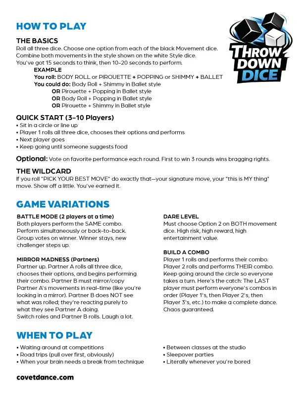 Throw Down Dice