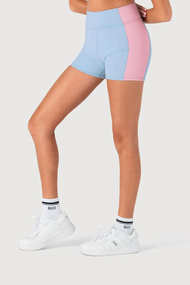 Bloch Girls Arch Contrast Rib Short
